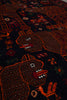 Load image into Gallery viewer, 4 x 7 Handmade Wool Afghan Tribal Rug Art and Craft Animals #F-3233