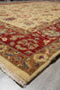 Load image into Gallery viewer, 8 x 11.9 Quality Natural Wool Vegie Dye Handmade Agra Rug #LA-52922
