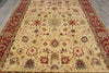 Load image into Gallery viewer, 8 x 11.9 Quality Natural Wool Vegie Dye Handmade Agra Rug #LA-52922