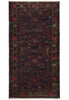 Load image into Gallery viewer, 3.5 x 6.6 Nomadic Afghan Rug Dark Colors #F-3234