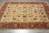 Load image into Gallery viewer, 8 x 11.9 Quality Natural Wool Vegie Dye Handmade Agra Rug #LA-52922