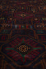 Load image into Gallery viewer, 3.5 x 6.6 Nomadic Afghan Rug Dark Colors #F-3234