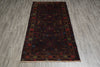 Load image into Gallery viewer, 3.5 x 6.6 Nomadic Afghan Rug Dark Colors #F-3234