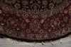 Load image into Gallery viewer, 8.0 x 8.0 Round Quality Jaipur Rug Dense Wool Black #F-4058