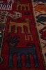 Load image into Gallery viewer, 4.3 x 6 Interesting Handmade Tribal Rug #F-3231a