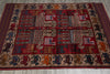 Load image into Gallery viewer, 4.3 x 6 Interesting Handmade Tribal Rug #F-3231a