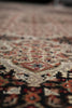 Load image into Gallery viewer, 6.8 x 6.8 Round Quality Wool and Silk Rug Black #F-4059