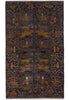 Load image into Gallery viewer, 3.9 x 6 Pictorial Animal Motif Tribal Rug Afghanistan Art Handmade #F-3236