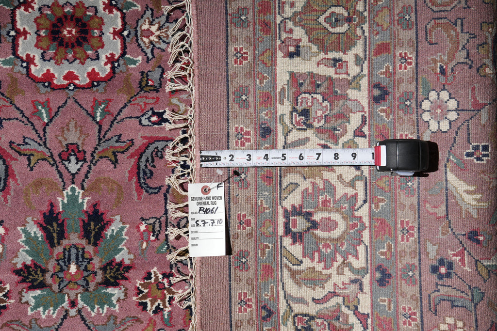 5.7 x 8.0 Oval New Handmade Wool Rug #F-4061