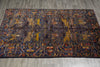 Load image into Gallery viewer, 3.9 x 6 Pictorial Animal Motif Tribal Rug Afghanistan Art Handmade #F-3236
