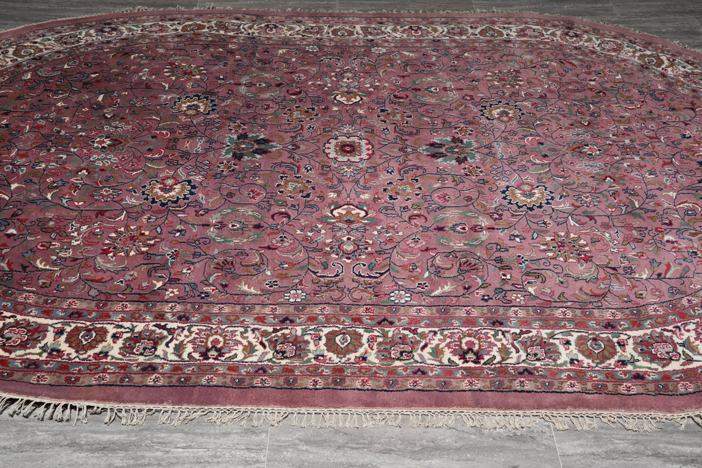 5.7 x 8.0 Oval New Handmade Wool Rug #F-4061