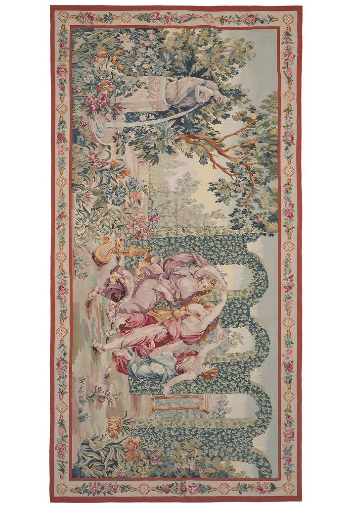 6 x 11.6 Tapestry Handmade Wool and Silk Pictorial Hanging Art #PIX-22885