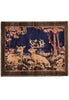 Load image into Gallery viewer, 4 x 4.6 Love Deers Tribal Handmade Rug #F-3237