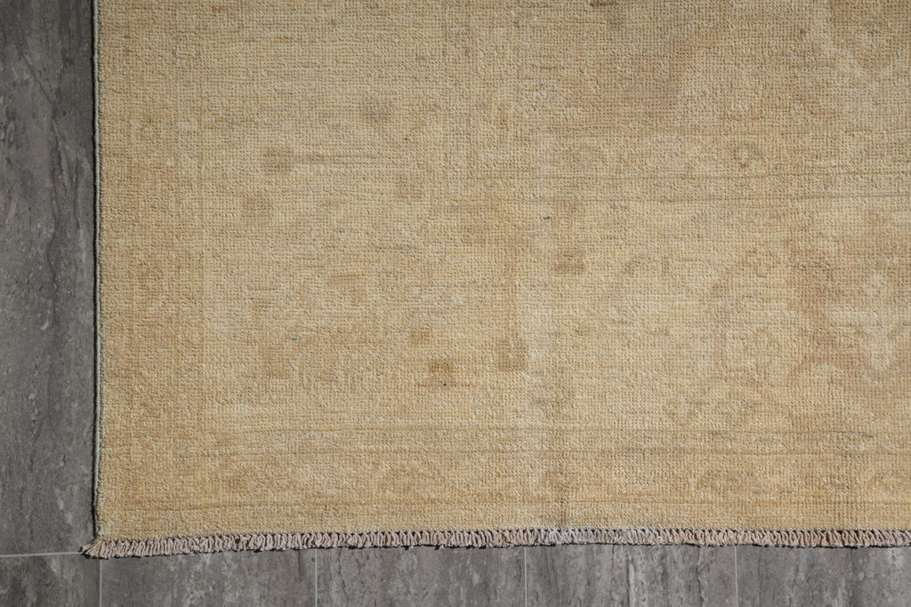 8 x 9.6 Chobi Handmade Rug Neutrals Faded Colors Naturals Wool #77503