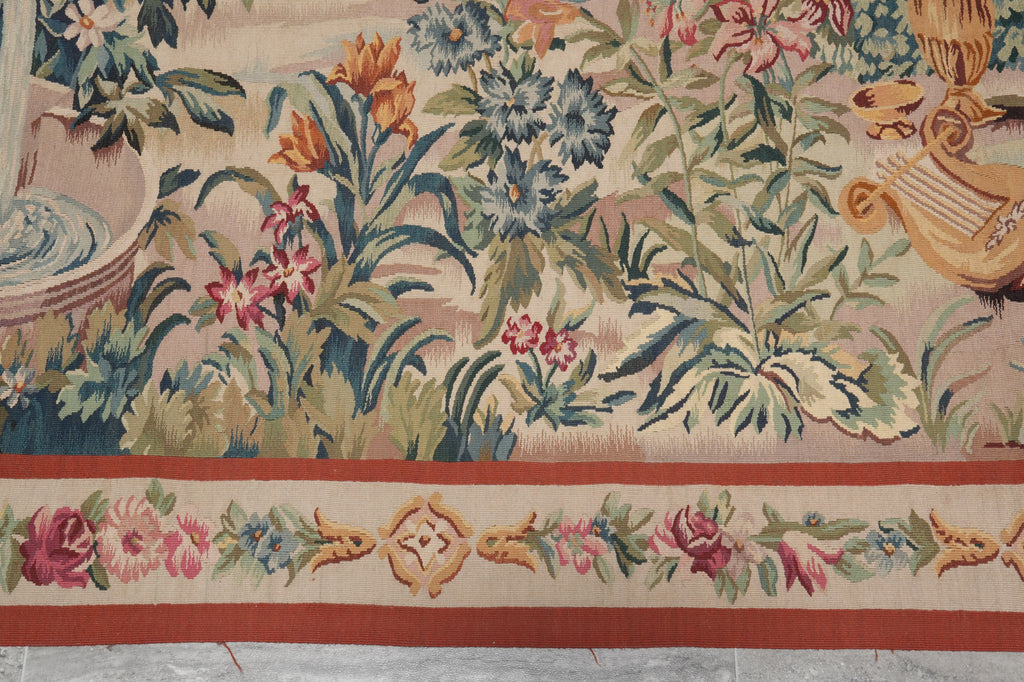 6 x 11.6 Tapestry Handmade Wool and Silk Pictorial Hanging Art #PIX-22885