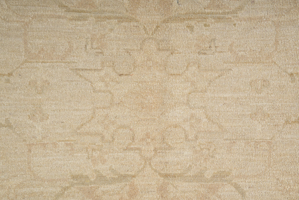 8 x 9.6 Chobi Handmade Rug Neutrals Faded Colors Naturals Wool #77503