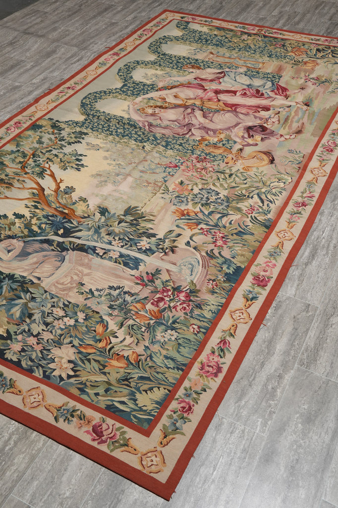 6 x 11.6 Tapestry Handmade Wool and Silk Pictorial Hanging Art #PIX-22885