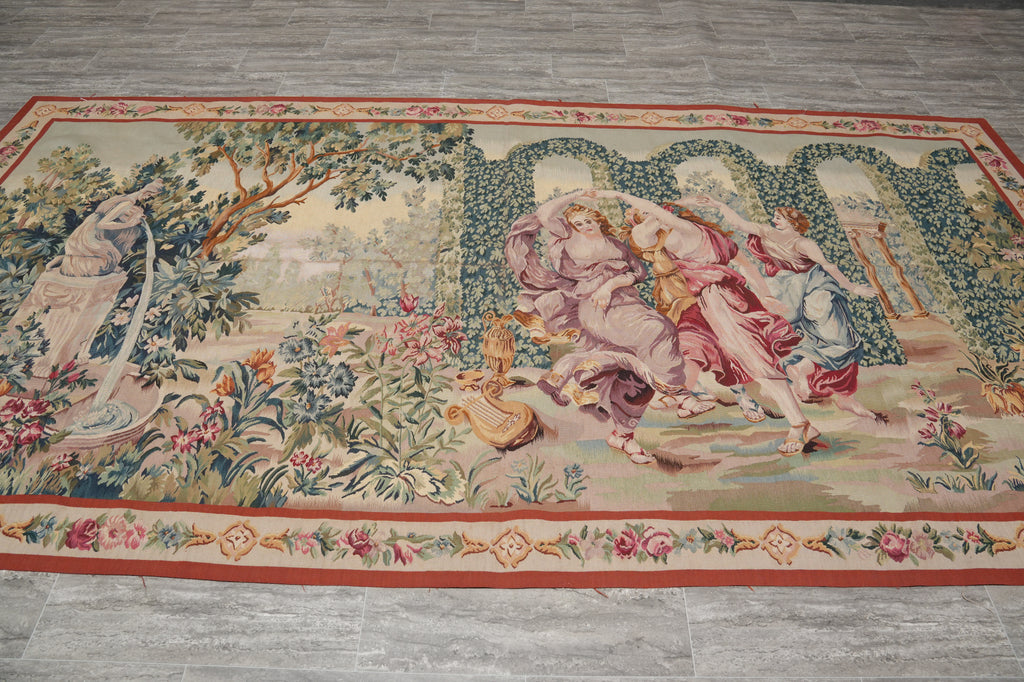 6 x 11.6 Tapestry Handmade Wool and Silk Pictorial Hanging Art #PIX-22885