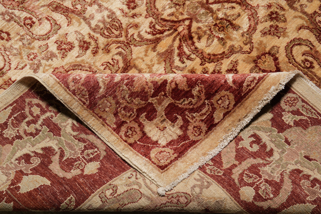 7.1 x 9.9 High Quality Silky Wool Handmade Rug #PIX-6009