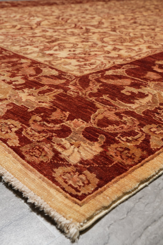 7.1 x 9.9 High Quality Silky Wool Handmade Rug #PIX-6009