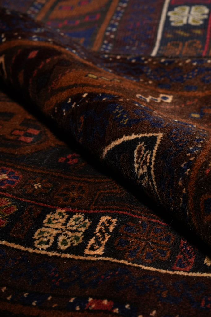 3.8 x 6.8 Afghan Baluchistan Rug #F-3238