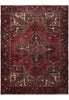 Load image into Gallery viewer, 8 x 9.8 Semi Antique Persian Heriz Iran Rug #B-73869