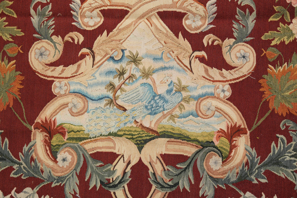 2.6 x 10 Hanging Tapestry Runner Handmade Wool and Silk #F-3030