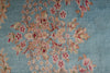 Load image into Gallery viewer, 11 x 19 Authentic Antique Persian Kerman Estate Rug Light blue #23960