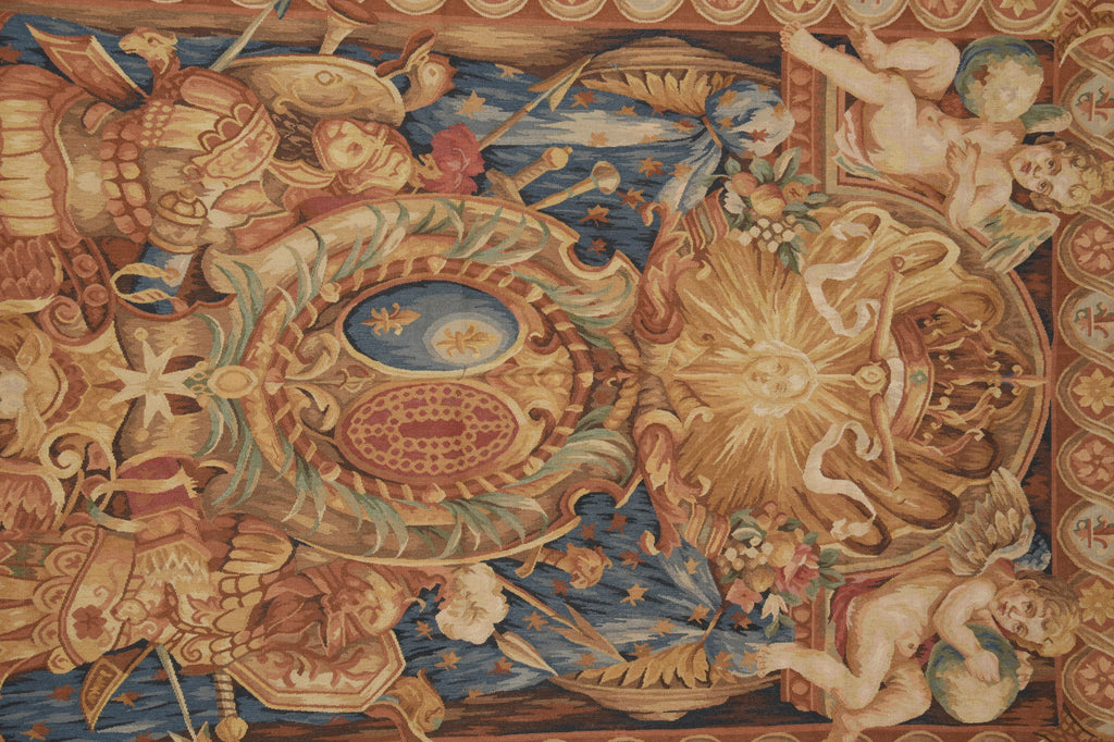 5 x 8 Roman Pictorial Handmade Tapestry #PIX-17228