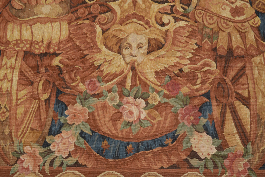 5 x 8 Roman Pictorial Handmade Tapestry #PIX-17228