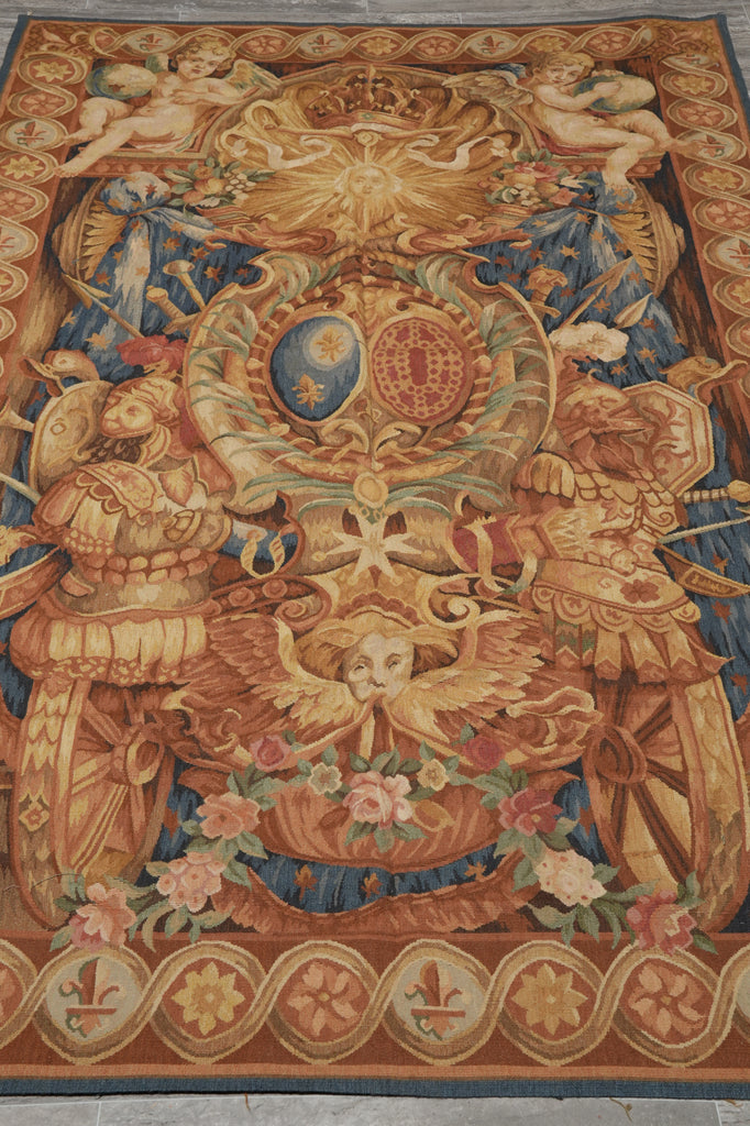 5 x 8 Roman Pictorial Handmade Tapestry #PIX-17228