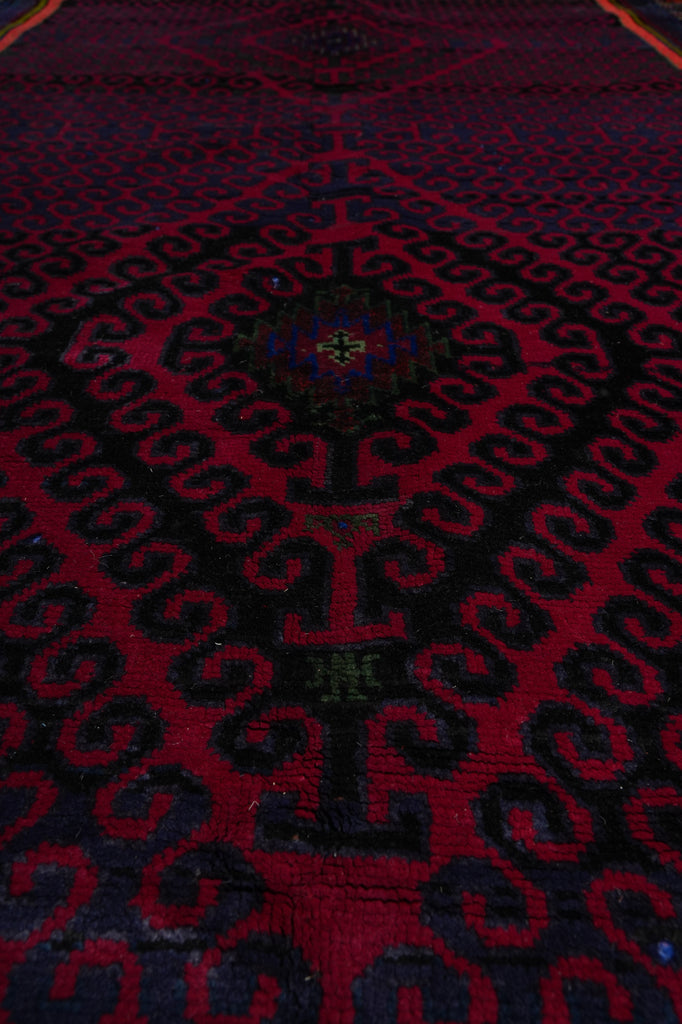 4.6 x 8 Afghan Village Rug Vasirestan #F-3248