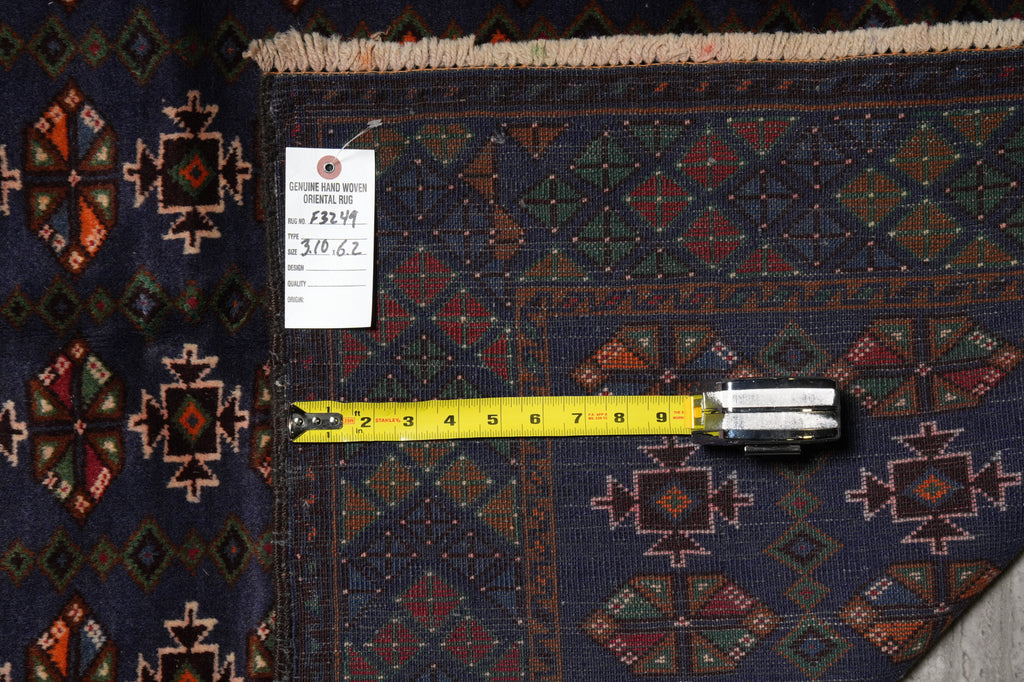 4 x 6  Afghan Turkman Baluch Rug Wool #F-3249