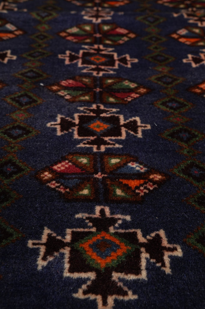4 x 6  Afghan Turkman Baluch Rug Wool #F-3249