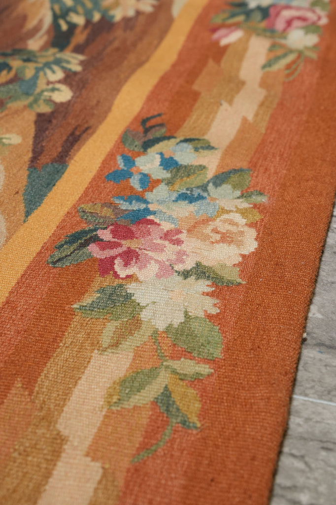 6 x 8 Handmade Pictorial Tapestry 17th Century French Pattern Scenery Rug #PIX-14474