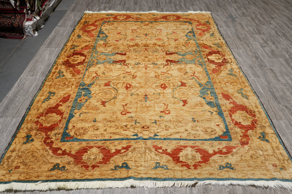 6.2 x 9.7 Handmade Zigler Chobi Rug European Mode #F-4411