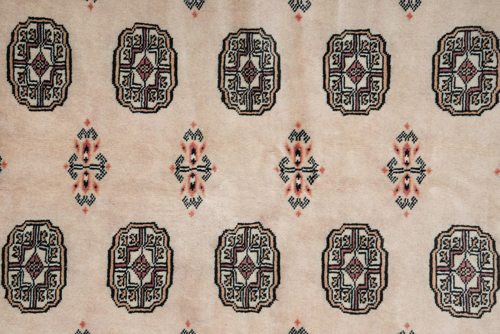 6.9 x 7.6 New Handmade Square Pakistan Bokhara Rug #F-4062