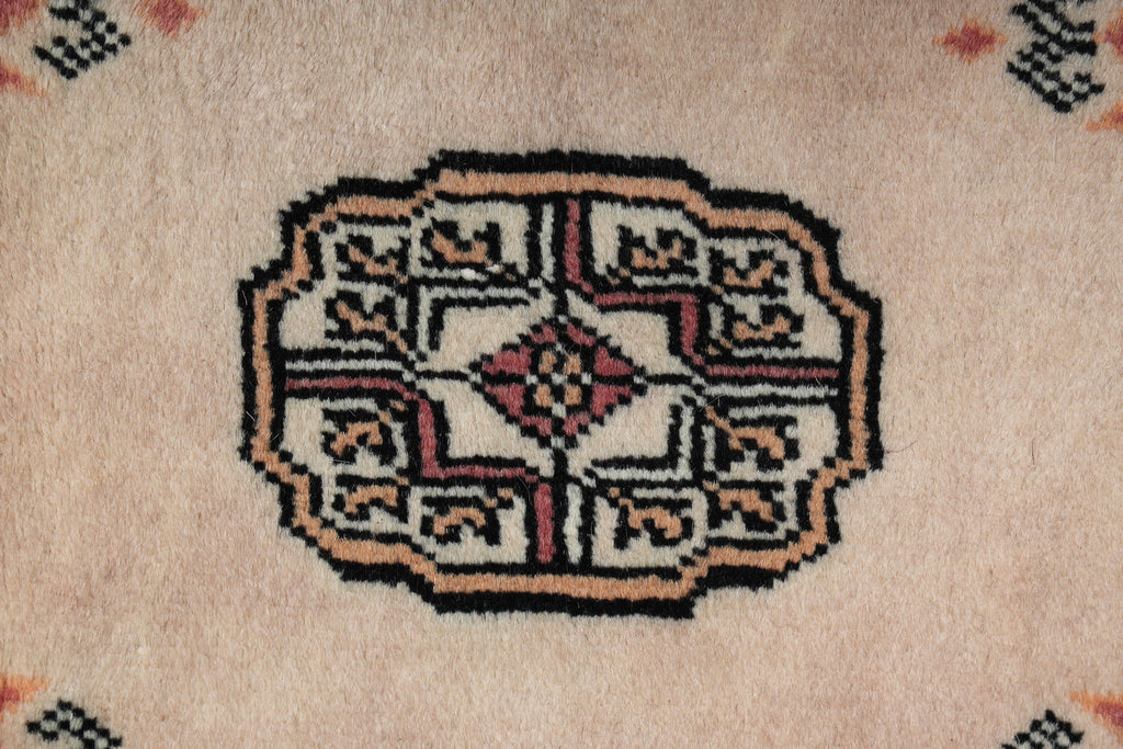 6.9 x 7.6 New Handmade Square Pakistan Bokhara Rug #F-4062