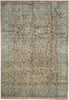 Load image into Gallery viewer, 7.8 x 10.9 Chobi Peshawar Rug Tan With Green #F-4399