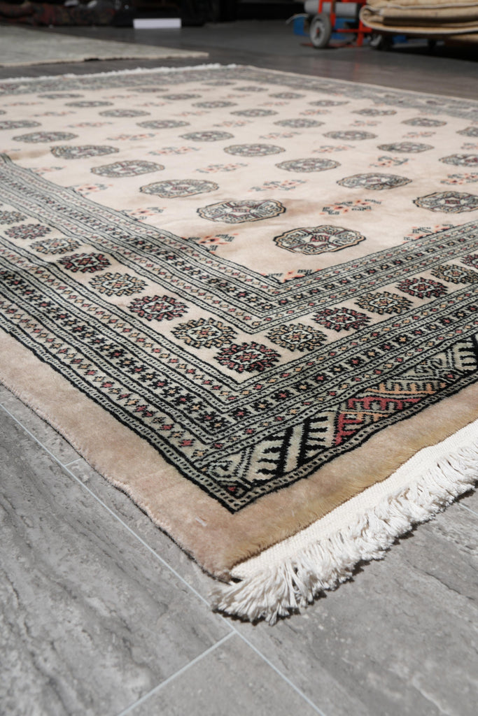 6.9 x 7.6 New Handmade Square Pakistan Bokhara Rug #F-4062