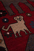 Load image into Gallery viewer, 4 x 6 Handmade Afghan Village Art and Craft Rug Animal Pattern Tribal Pictorial Carpet #F-3250