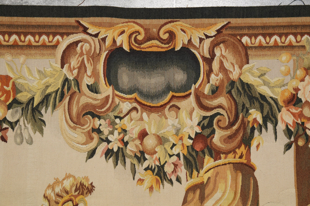 5 x 6 Pictorial Handmade Tapestry Reproduction of 17 Th French Century #F-3031