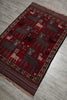 Load image into Gallery viewer, 4 x 6 Handmade Afghan Village Art and Craft Rug Animal Pattern Tribal Pictorial Carpet #F-3250