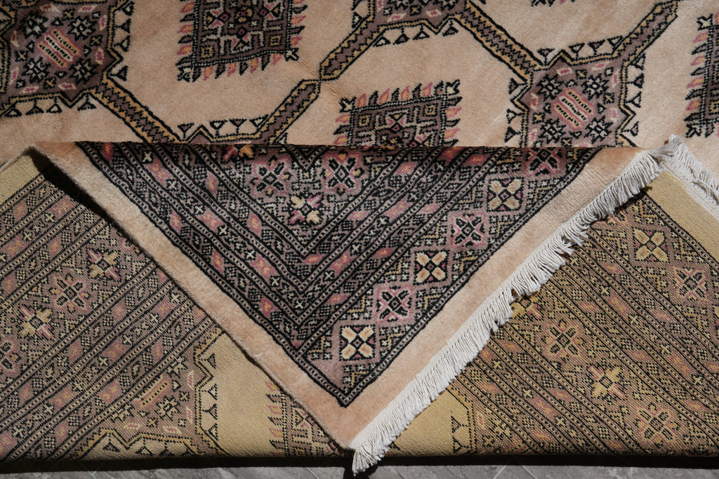 6.6 x 8.8 New Jaldar Bokhara Rug Soft Wool #F-4063