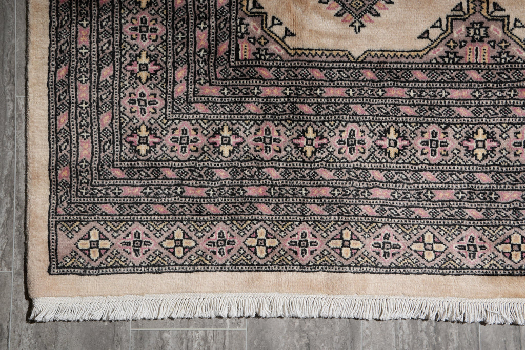 6.6 x 8.8 New Jaldar Bokhara Rug Soft Wool #F-4063