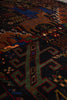 Load image into Gallery viewer, 4 x 6.7 Tribal Rug Handmade Afghanistan Wool Animal Motif #F-3247
