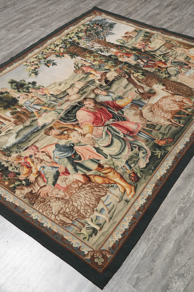 5 x 7 Handmade Tapestry Pictorial French Pattern #PIX-10046