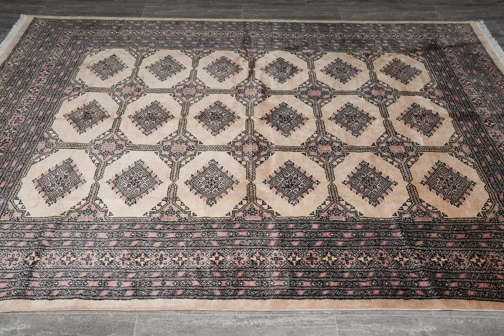 6.6 x 8.8 New Jaldar Bokhara Rug Soft Wool #F-4063