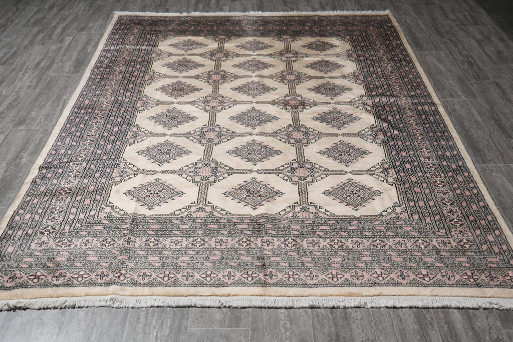 6.6 x 8.8 New Jaldar Bokhara Rug Soft Wool #F-4063