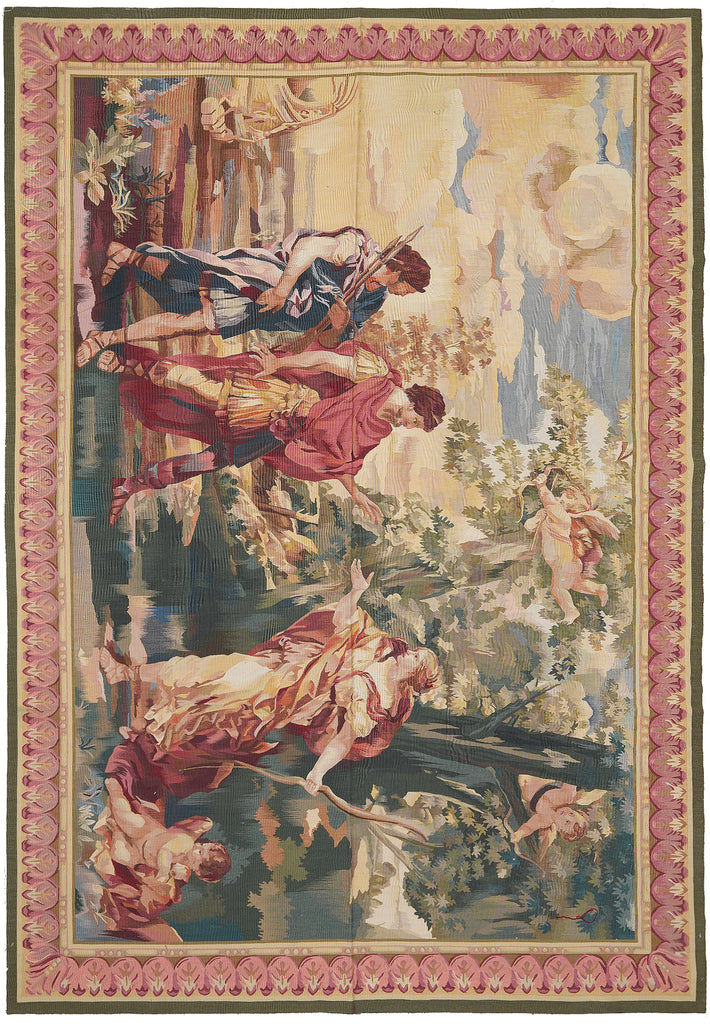 5.7 x 7.6 PITORIAL Tapestry Handmade ART #PIX-14722